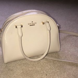 Kate Spade Cream Small Purse w/ Crossbody Strap